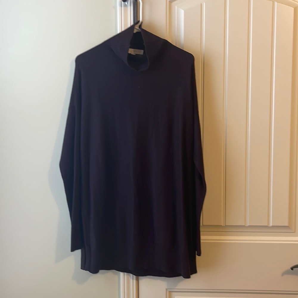 Loft sweater cowl turtleneck in medium plum